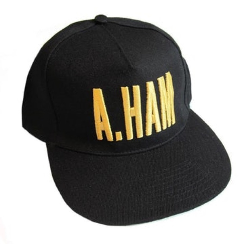 Hamilton A.Ham Black Baseball Hat